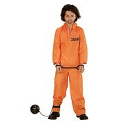 W WIDMANN MILANO Party Fashion - Costume enfant prisonnier, Combinaison, Détenu, Prisonnier, Costumes de Carnaval