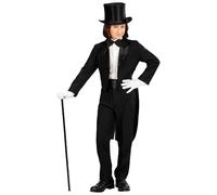 W WIDMANN MILANO Party Fashion – Costume enfant queue-de-pie, gentleman, magicien