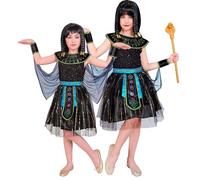 W WIDMANN MILANO Party Fashion - Costume enfant reine égyptienne, robe, Cléopâtre, pharaon, Anubis, souveraine, déesse