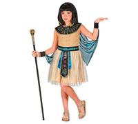 W WIDMANN MILANO Party Fashion - Costume enfant reine égyptienne, robe, Cléopâtre, pharaon, Anubis, souveraine, déesse