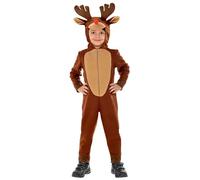 W WIDMANN MILANO Party Fashion - Costume enfant renne, combinaison, costume d'animal, chevreuil, déguisements de carnaval