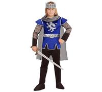 W WIDMANN MILANO Party Fashion - Costume enfant roi Arthur, Karack, pantalon, couvre-bottes, couronne, cape, Carnaval, Fête à thème