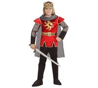 W WIDMANN MILANO Party Fashion - Costume enfant roi Arthur, médiéval, prince, conte de fées, déguisements de carnaval