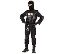 W WIDMANN MILANO Party Fashion - Costume enfant S.W.A.T, agent, service de sécurité, SWAT, agent secret, déguisements de carnaval
