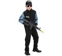 W WIDMANN MILANO Party Fashion - Costume enfant S.W.A.T. unité spéciale, uniforme, police, déguisements de carnaval