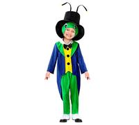 W WIDMANN MILANO Party Fashion - Costume enfant sauterelle, criquet, ensemble de costumes pour carnaval et soirée à thème