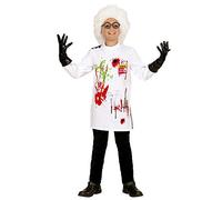 W WIDMANN MILANO Party Fashion - Costume enfant savant fou, blouse de laboratoire et gants, Halloween