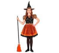 W WIDMANN MILANO Party Fashion - Costume enfant sorcière, robe, magicienne, Halloween, Carnaval