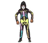 W WIDMANN MILANO – Déguisement enfant Squelette, combinaison avec capuche – Halloween