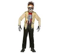W WIDMANN MILANO Party Fashion - Costume enfant squelette zombie, 3 pièces, horreur, psychopathe, tueur, mort-vivant, Halloween