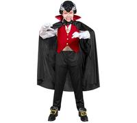 W WIDMANN MILANO Party Fashion - Costume enfant vampire, gothique, suceur de sang, comte sombre, déguisement Halloween