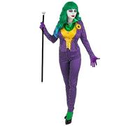 Widmann WDM08032 - COMMUTATEUR KVM - déguisement de Joker chiflado pour femme M