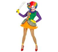 W WIDMANN MILANO Party Fashion - Costume Evil Joker, Killer Clown, Halloween, déguisements de carnaval