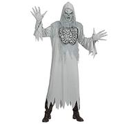 W WIDMANN MILANO Party Fashion - Costume fantôme hurlant, robe à capuche, gants, masque, démon, fantôme