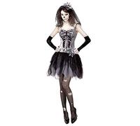 W WIDMANN MILANO Party Fashion - Costume femme squelette, robe, femme morte, Halloween