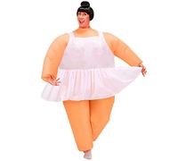 W WIDMANN MILANO Party Fashion - Costume gonflable Ballerine, avec soufflerie intégrée, Carnaval, Fête à thème