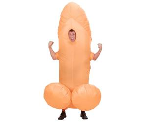 W WIDMANN MILANO Party Fashion - Costume gonflable en forme de pénis | Costume gonflable en forme de pénis avec soufflerie intégrée - pour les enterrements de vie de garçon et le carnaval
