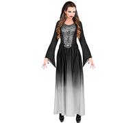 W WIDMANN MILANO Party Fashion - Costume « Gothic Lady » pour femme | Robe à capuche style démon et vampire pour Halloween, le carnaval et les soirées à thème