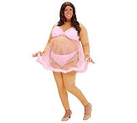 W WIDMANN MILANO Party Fashion - Costume grosse strip-teaseuse, costume rembourré, slip, babydoll, carnaval, fête à thème