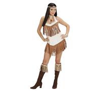 Widmann Costume Party Fashion – Indien, Far West, Robe, Fille de chef – Costumes de carnaval