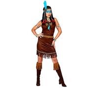 W WIDMANN MILANO Party Fashion - Costume Indienne, robe, fille de chef, Far West, Carnaval