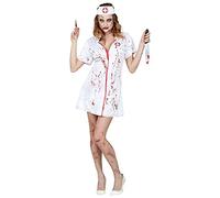 W WIDMANN MILANO Party Fashion - Costume infirmière zombie, robe, médecin, docteur, Halloween