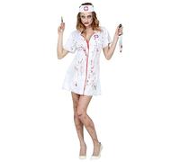 W WIDMANN MILANO Party Fashion - Costume infirmière zombie, robe, médecin, docteur, Halloween