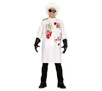 W WIDMANN MILANO Party Fashion - Costume Mad Scientist, blouse de laboratoire, gants, savant fou, psychopathe, carnaval