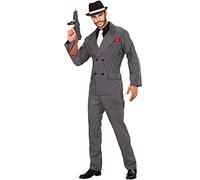 W WIDMANN MILANO Party Fashion - Costume Mafiaboss, veste, pantalon, costume Carnaval