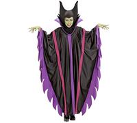 W WIDMANN MILANO Party Fashion - Costume Malefizia, robe, sorcière, méchante fée, Halloween, Mardi gras