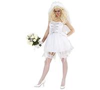 W WIDMANN MILANO Party Fashion - Costume mariée zombie, mariée d'horreur, robe de mariée, déguisement Halloween