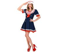 W WIDMANN MILANO Party Fashion - Costume marin, robe, uniforme, marine, marinière, déguisements de carnaval