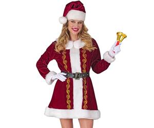 W WIDMANN MILANO Party Fashion - Costume Mme Santa Claus, robe de Noël, mère Noël, costume de Noël