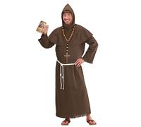 W WIDMANN MILANO Party Fashion - Costume moine, robe, ceinture, capuche, prêtre, carnaval