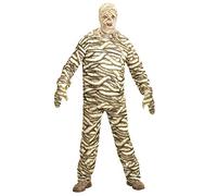 W WIDMANN MILANO Party Fashion - Costume momie, haut, pantalon, masque, déguisement égyptien pour carnaval