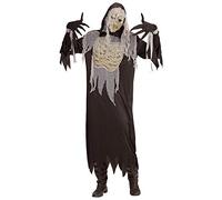 W WIDMANN MILANO Party Fashion - Costume momie, robe à capuche, gants, masque, démon, fantôme