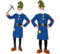 W WIDMANN MILANO Party Fashion - Costume nain, gnome, lutin, conte de fées, déguisements de carnaval