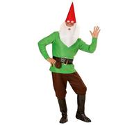 W WIDMANN MILANO Party Fashion - Costume nain, gnomes, lutins, contes de fées, déguisements de carnaval, Vert