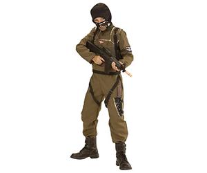 W WIDMANN MILANO Party Fashion - Costume Parachutiste pour Enfants, Combinaison, Gilet, Capuche, Confort Optimal, détails réalistes, Polyvalent pour fêtes, Lavable en Machine