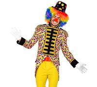 W WIDMANN MILANO Party Fashion - Costume Parade Frac, Arc-en-ciel, Directeur de cirque, Uniforme de garde, Clown, Showmen, Carnaval