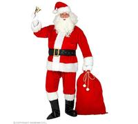 W WIDMANN MILANO Party Fashion - Costume Père Noël, Saint-Nicolas, Santa Claus, costume de Noël pour Homme, Unisexe - Adulte, L/XL