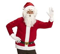 W WIDMANN MILANO Party Fashion - Costume Père Noël, veste à capuche, ceinture, déguisement hiver, Noël