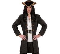 W WIDMANN MILANO Party Fashion - Costume pirate capitaine, manteau, corsaire, capitaine, déguisements de carnaval