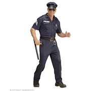 W WIDMANN MILANO Party Fashion - Costume policier, uniforme, officier, costume de police, sergent, déguisements de carnaval