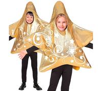 W WIDMANN MILANO Party Fashion - Costume pour enfant étoile, salopette, pour carnaval, Noël et représentations théâtrales