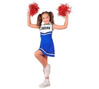 W WIDMANN MILANO Party Fashion - Costume pour enfant pom-pom girl, robe, lycée, danseuse, carnaval, soirée à thème football