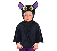 W WIDMANN MILANO Party Fashion - Costume pour enfants animal, poncho à capuche en peluche, costume d'animal, pour carnaval, fête à thème