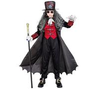 W WIDMANN MILANO Party Fashion - Costume pour enfants Vampire Lord, gothique, suceur de sang, comte ténébreux