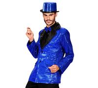 W WIDMANN MILANO Party Fashion - Veste à paillettes, Blazer, Showman, Disco Fever, Costumes de carnaval
