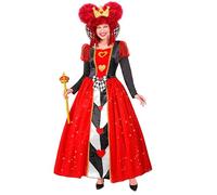 W WIDMANN MILANO Party Fashion - Costume reine des cœurs, robe, couronne, costume de conte de fées